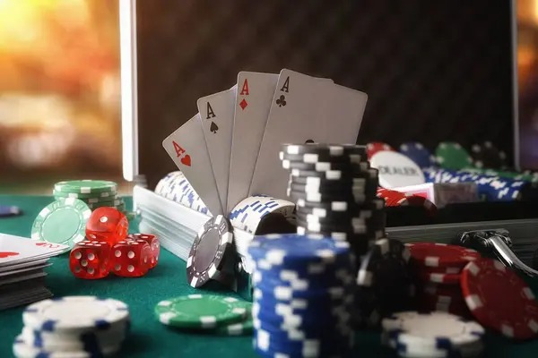 European Roulette betting layout and chip placement interface